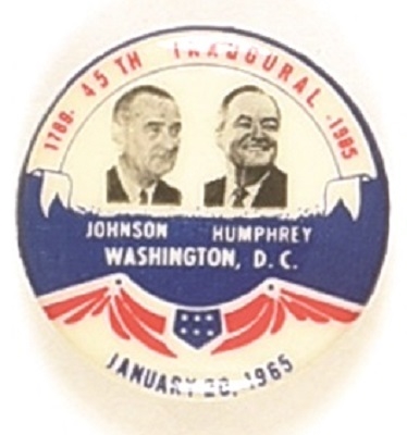 Johnson, Humphrey Inaugural Jugate