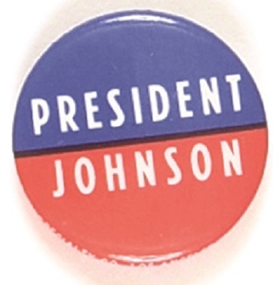 President Johnson New Hampshire Pin