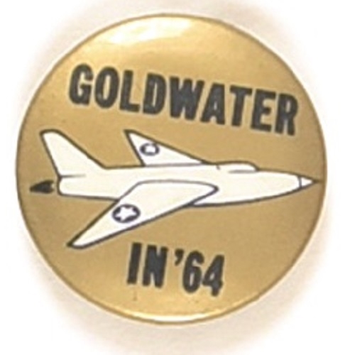 Goldwater Jet Fighter Pin