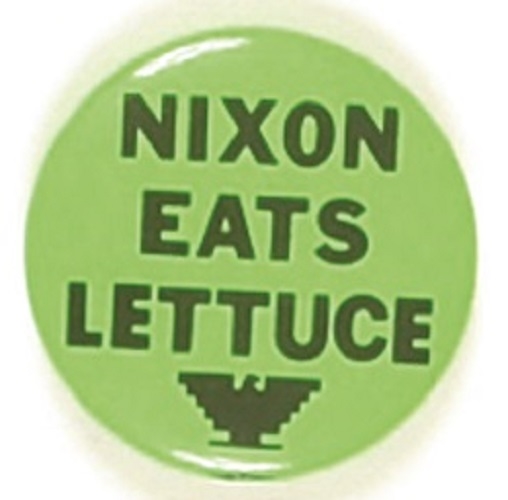 Nixon Eats Lettuce United Farm Workers
