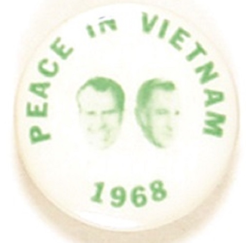 Nixon, Agnew Peace in Vietnam
