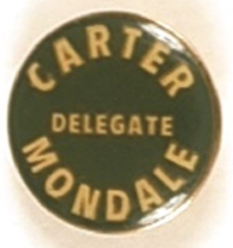 Carter, Mondale Delegate Pin