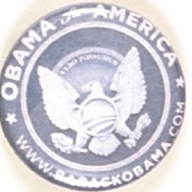 Obama for America Eagle Celluloid