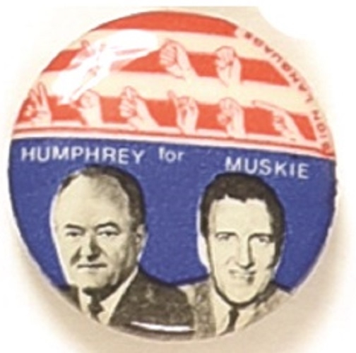 Humphrey, Muskie Sign Language