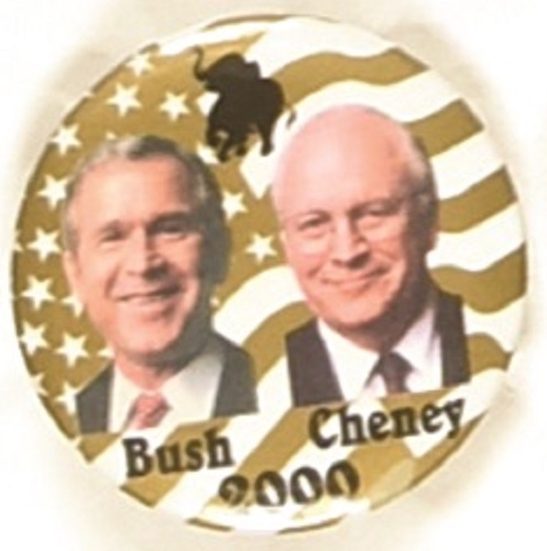 GW Bush, Cheney Colorful Jugate