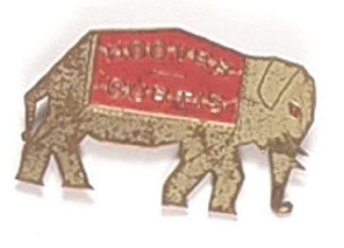 Hoover Embossed Elephant Pin