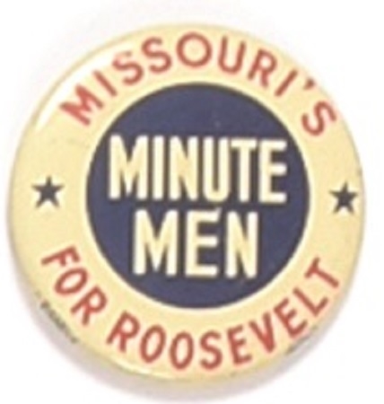 Missouri Minute Men for Roosevelt