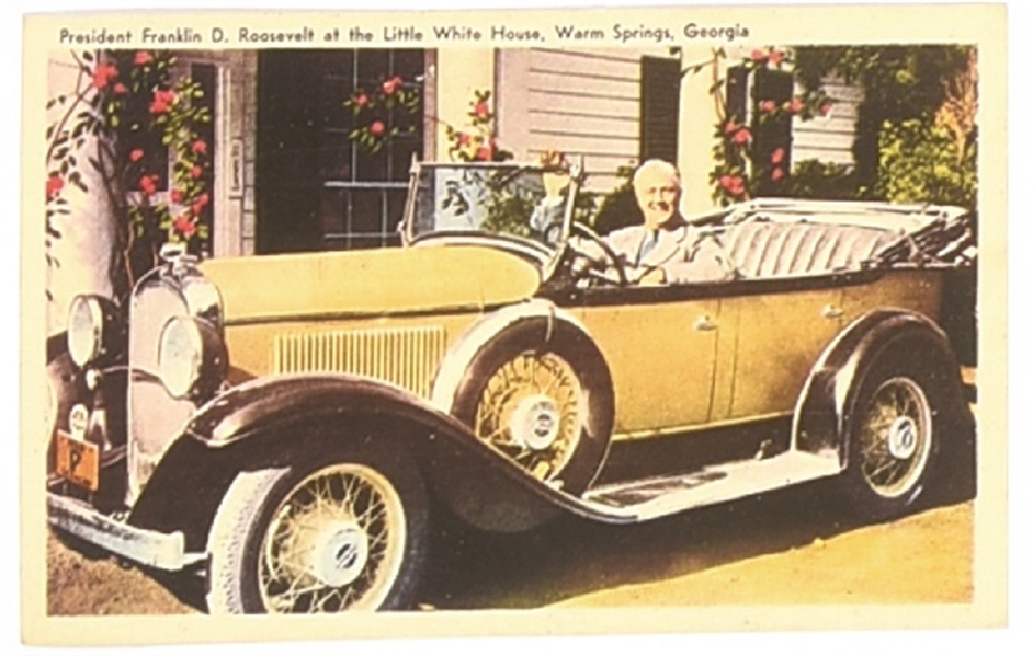 Franklin Roosevelt Warm Springs Postcard