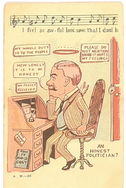 Thomas Dewey (?) Postcard