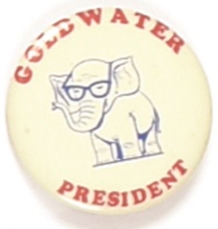 Goldwater for President Cartoon Elephant