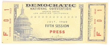 Kennedy 1960 Convention Ticket