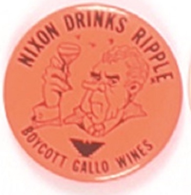 Nixon Drinks Ripple UFW Boycott