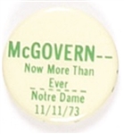 McGovern Notre Dame