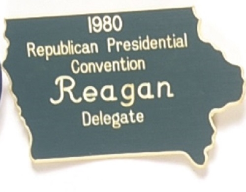 Reagan Iowa Delegate 1980 Convention