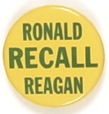 Recall Ronald Reagan