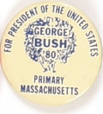 Bush 1980 Massachusetts Primary