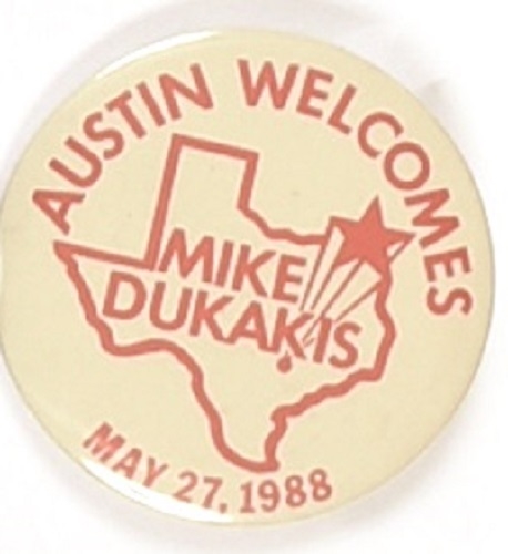 Austin, Texas Welcomes Mike Dukakis