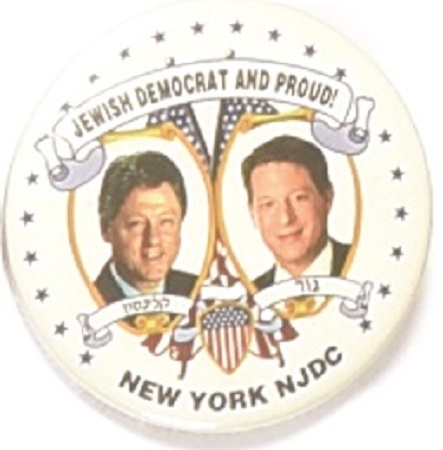 Clinton, Gore New York Jewish Jugate