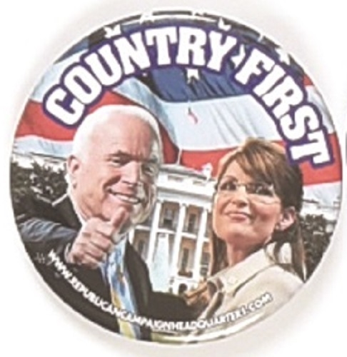 McCain, Palin Country First