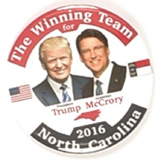 Trump, McCrory Rare North Carolina Coattail