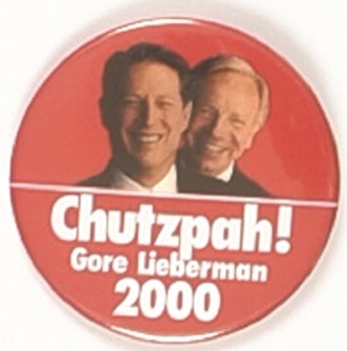 Gore, Lieberman Chutzpah!