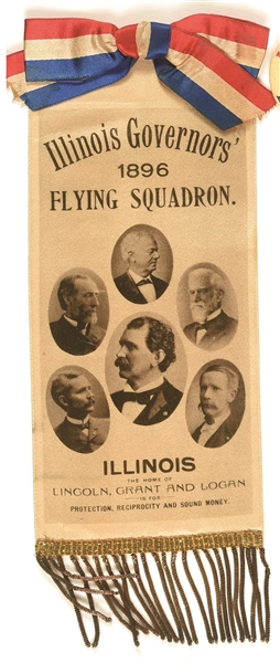 John Tanner, Illinois Governors’ 1896 Flying Squadron Ribbon