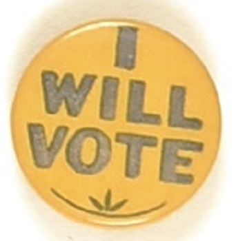 Suffrage I Will Vote