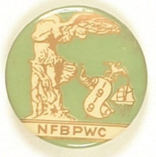 Women’s Suffrage NFBPWC Pin