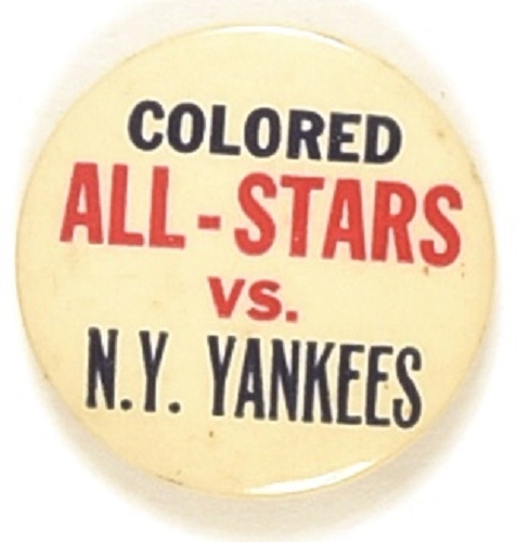 Colored All-Stars vs. New York Yankees