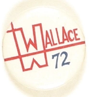George Wallace Unusual 1972 Celluloid