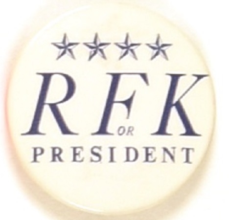 Robert Kennedy RFK for President 4 Stars