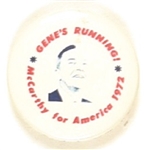Eugene McCarthy Genes Running