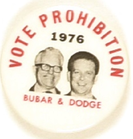 Vote Prohibition Bubar and Dodge