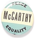 McCarthy Peace and Equality