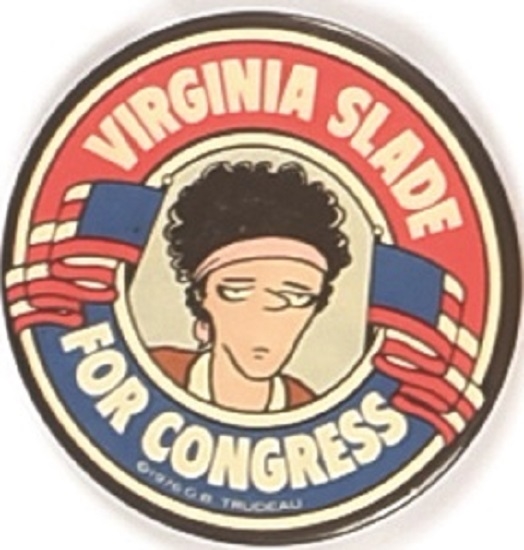Virginia Slade for Congress, Doonesbury