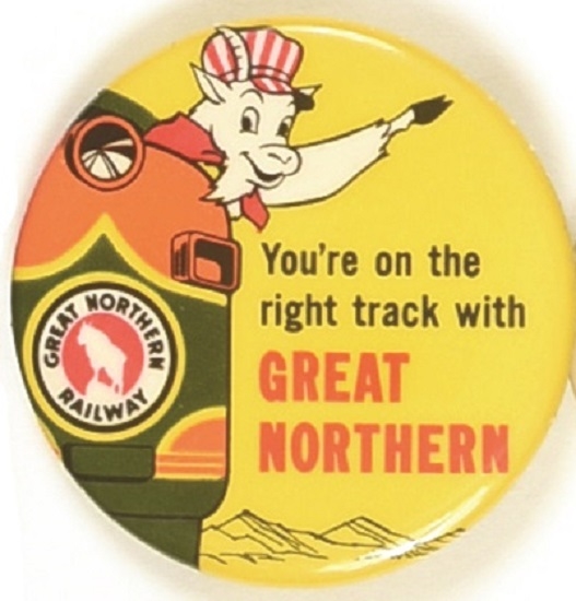 Great Northern Railroad Pin