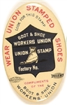 Union Stamped Shoes Advertising Mirror