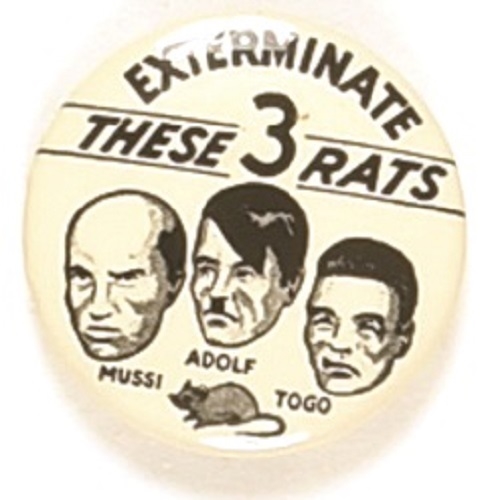 Exterminate These 3 Rats, World War II