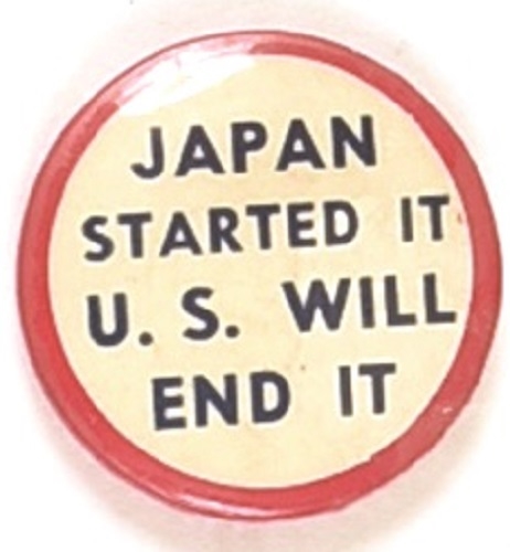 Japan Started It, We Will End It