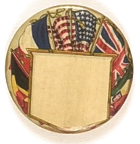 World War I Allied Flags Pin