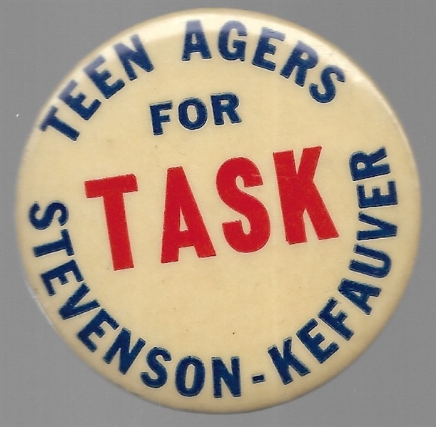 TASK, Teen Agers for Stevenson 