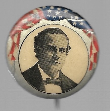 William Jennings Bryan Flag Pin 