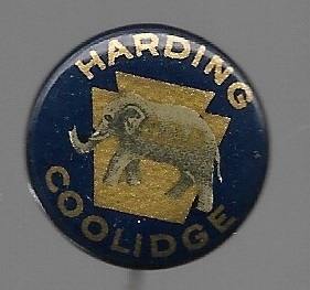 Harding-Coolidge Pennsylvania Keystone 