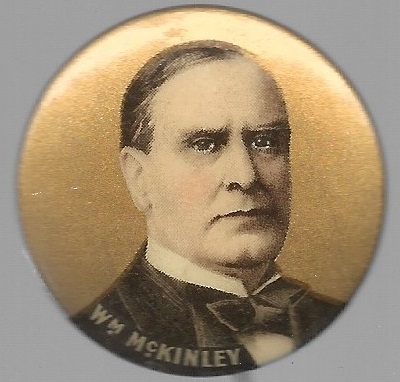 William McKinley Gold Background 