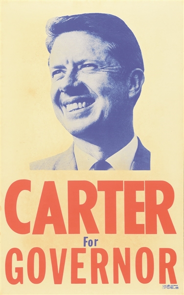 Jimmy Carter for Governor Poster