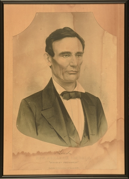 Abraham Lincoln Currier and Ives Print