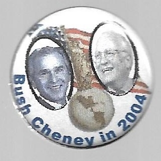 Bush, Cheney 2004 Smaller Size Jugate 