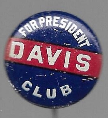 Davis for President Club Red, White and Blue