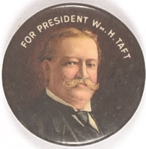 William H. Taft Multicolor Celluloid