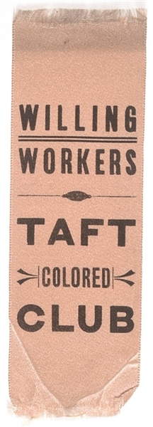 Taft Willing Workers Colored Club